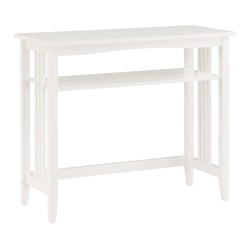 Office Star™ Sierra Rectangle Foyer Table, 30"H x 36"W x 15-3/4"D, White