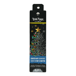 Brea Reese Scratch Art Bookmarks, Bright Watercolors, Set Of 11 Pieces