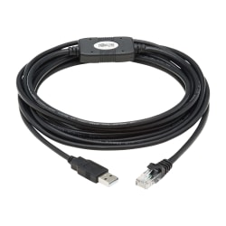 Tripp Lite USB-A To RJ45 Rollover Console Cable, 15'