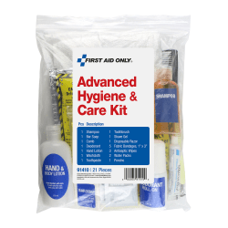 First Aid Only Advanced Hygiene And Care Kit, White