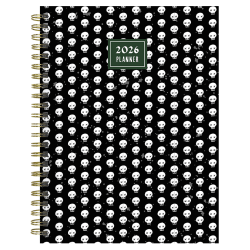 2026 TF Publishing Medium Weekly/Monthly Planner, 6-1/2" x 8", Skulls & Spells, January To December