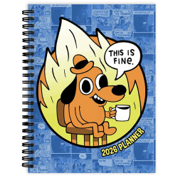 2026 TF Publishing Medium Weekly/Monthly Planner, 6-1/2" x 8", This is Fine, January To December