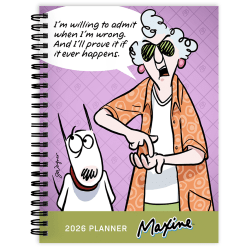 2026 TF Publishing Medium Weekly/Monthly Planner, 6-1/2" x 8", Maxine, January To December