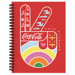 2026 TF Publishing Medium Weekly/Monthly Planner, 6-1/2" x 8", Coca-Cola, January To December