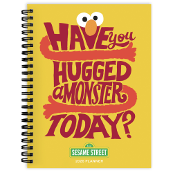 2026 TF Publishing Medium Weekly/Monthly Planner, 6-1/2" x 8", Sesame Street, January To December
