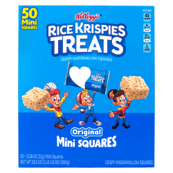 Rice Krispies Treat Minis, 0.39 Oz, Pack Of 50 Bars