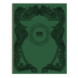 2026 TF Publishing Large Weekly/Monthly Planner, 9" x 11", Crest, January To December
