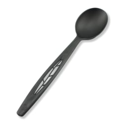 StalkMarket Compostable Cutlery Spoons, 6 1/2", Black, Pack Of 1,000 Spoons