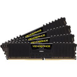Corsair Vengeance LPX 16GB (4x4GB) DDR4 DRAM 2666MHz C16 Memory Kit - 16 GB (4x 4GB) - DDR4-2666/PC - CMK16GX4M4A2666C16