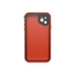 LifeProof FRE - Protective waterproof case for cell phone - fire sky (aqua/red orange) - for Apple iPhone 11