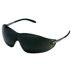 Blackjack Elite Protective Eyewear, Green Filter 5.0 Lens, Chrome Frame, Metal