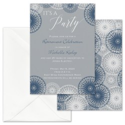 Custom Shaped Event Invitations With Envelopes, Festive Burst, 5" x 7", Box Of 25 Invitations