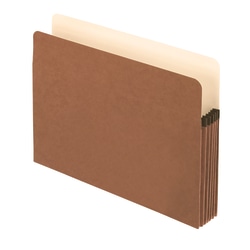 Pendaflex® Earthwise® Manila Expanding File Pocket, 5 1/4" Expansion, 9 1/2" x 11 3/4", Dark Brown, Pack Of 10