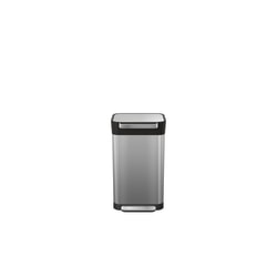 Joseph Joseph Titan Steel Trash Compactor, 24 Gallons, Silver
