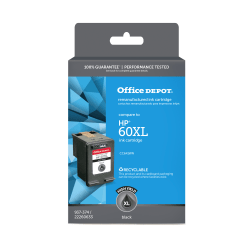 Office Depot® Remanufactured Black High-Yield Ink Cartridge Replacement For HP 60XL, OD60XLK