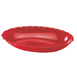 Cambro Plastic Deli Platters, Red, Pack Of 6 Platters