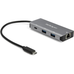 StarTech.com 3 Port USB C Hub with Gigabit Ethernet - 2x USB-A/1x USB-C - SuperSpeed 10Gbps USB 3.1/3.2 Gen 2 Type C Hub