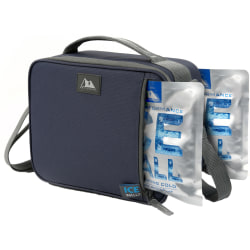 Arctic Zone Fridge Cold Bentley LunchBox w/ Removable Shoulder Strap and 2 IceWalls Packs, in Patriot Blue