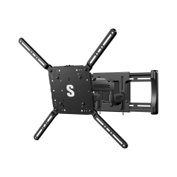 Sanus Full-Motion TV Wall Mount - Mounting kit - for flat panel - steel - black - screen size: 42"-82" - wall-mountable