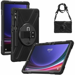CODi Rugged Case for Samsung Tab S7+/S8+/S9+/S7 FE/S9 FE+/S10+ - Drop Resistant, Shock Absorbing, Bump Resistant, Shoulder Strap, Hand Strap