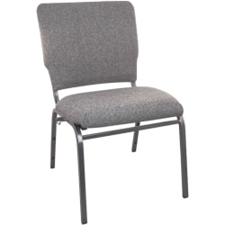 Flash Furniture Advantage Multipurpose Church Chair, Charcoal Gray/Silver Vein