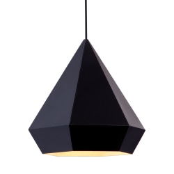 Zuo Modern Forecast Ceiling Lamp, 13-4/5"W, Black
