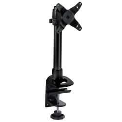 Mount-It MI-31116B Single Monitor Mount, 16"H x 5"W x 4"D, Black