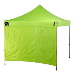 Ergodyne SHAX 6098 Pop-Up Tent Sidewall, 10' x 10', Lime