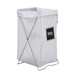 Royal Basket Trucks Hamper, Mesh Hamper Kit, 17"L x 15"W x 30"H, White