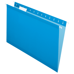 Pendaflex® Premium Reinforced Color Hanging File Folders, Legal Size, Blue, Pack Of 25 Folders