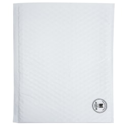 Scotch™ Poly Bubble Mailer 8915R-5-1-EF, White, Large Size 5 Inside Dimensions 10.5 IN x 15 IN, made with 50% recycled plastic