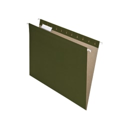 Pendaflex® Earthwise® Hanging File Folders, Letter Size, 100% Recycled, Green, Pack Of 25 Folders