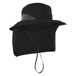 Ergodyne Chill-Its 8934 Ranger Hat with Neck Shade, L/XL, Black