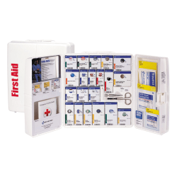 First Aid Only ANSI 2015 SmartCompliance Class A+ First Aid Station, 14"H x 13"W x 4-1/8"D