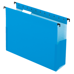 Pendaflex® SureHook® Pocket Reinforced Box Files, 3" Expansion, Letter Size, Blue, Pack Of 25