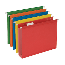 Pendaflex® Premium Reinforced Color Extra-Capacity Hanging Folders, Letter Size, Assorted Colors (No Color Choice), Pack Of 25