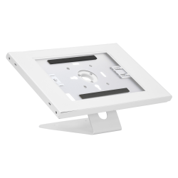 Mount-It! Anti-Theft Tablet Countertop Stand/Wall Mount, 7"H x 9-3/4"W x 14-1/4"D, White