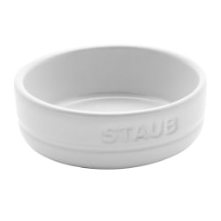 Staub Ceramic Dinnerware 4-Piece Condiment Dish Set, 1.7 Oz, White