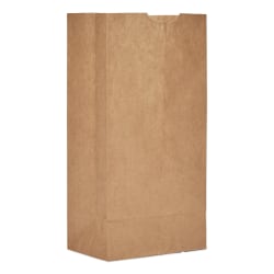 General Grocery Paper Bags, 9-3/4"H x 5"W x 3-3/16"D, Kraft Brown, Pack Of 500 Bags
