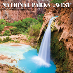2026 Willow Creek Press Art & Design Monthly Wall Calendar, 12" x 12", National Parks of the West, January To December, 52143