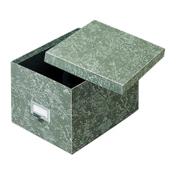 Globe Weis® Index Card Storage Tray, 6" x 9", 70% Recycled, Green