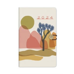 2024 Orange Circle Studio™ Monthly Planner Trio, Desert Moonrise, 4-9/16" x 7-1/8", January To December 2024 , 24528