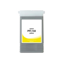 Clover Imaging Group Wide Format - 130 ml - yellow - compatible - box - ink cartridge (alternative for: Canon PFI-102Y) - for Canon imagePROGRAF iPF510, iPF605, iPF650, iPF655, iPF720, iPF750, iPF755, iPF760, iPF765