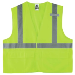 Ergodyne GloWear® Safety Vest, 8225HL, Type R Class 2, Small/Medium, Lime