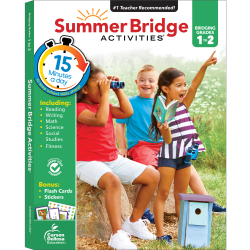 Carson-Dellosa Summer Bridge Activities Workbook, 3rd Edition, Grades 1-2