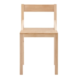 Eurostyle Kelda Wood Side Accent Chair, Natural