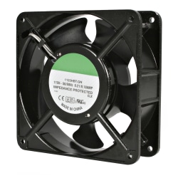 StarTech 120mm Axial Rack Muffin Fan for Server Cabinet - 115V - AC Cooling - Low Noise & Quiet PC Computer Case Fan