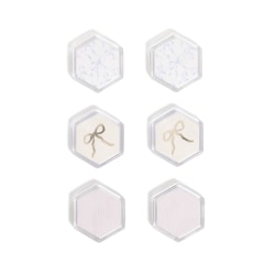 U Brands® Charming Coquette Locker Magnets, 1-3/8" x 1-1/2", Multicolor, Set Of 6 Magnets