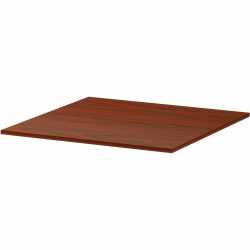 Lorell Essentials Modular Conference Table, 47"W x 47"L, Mahogany, 16340