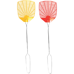 PIC® Wire Handle Fly Swatters, Assorted Colors, Pack Of 2 Swatters